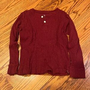 GAP Boy’s Maroon Button Long Sleeve Size 5